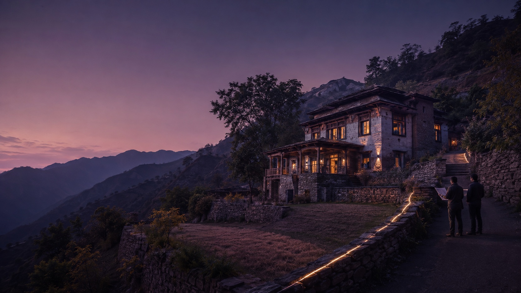 A homestay property being approached for an owner review