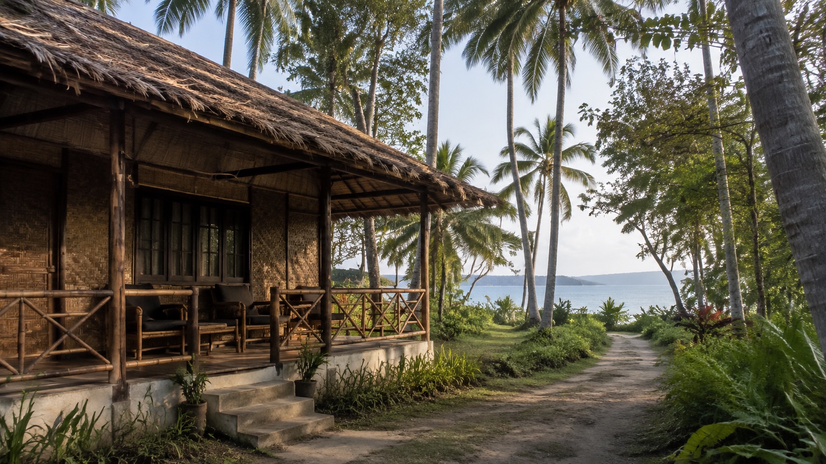 A regionally inspired homestay setting in Andaman and Nicobar Islands