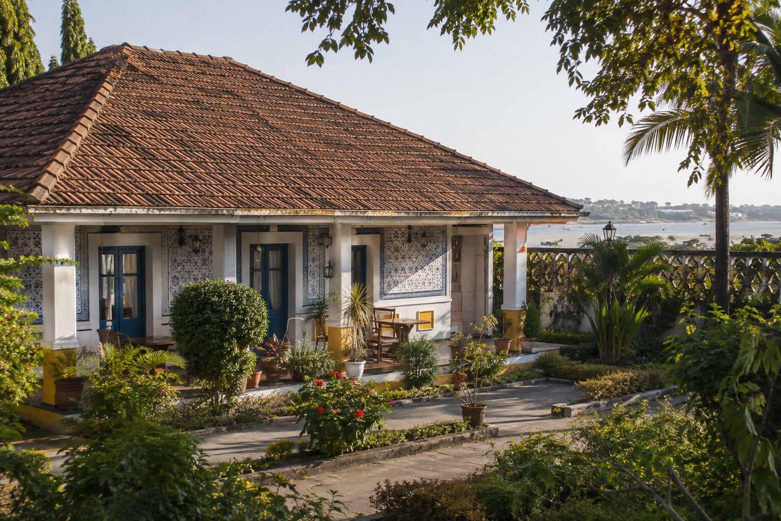 A regionally inspired homestay setting in Dadra and Nagar Haveli and Daman and Diu