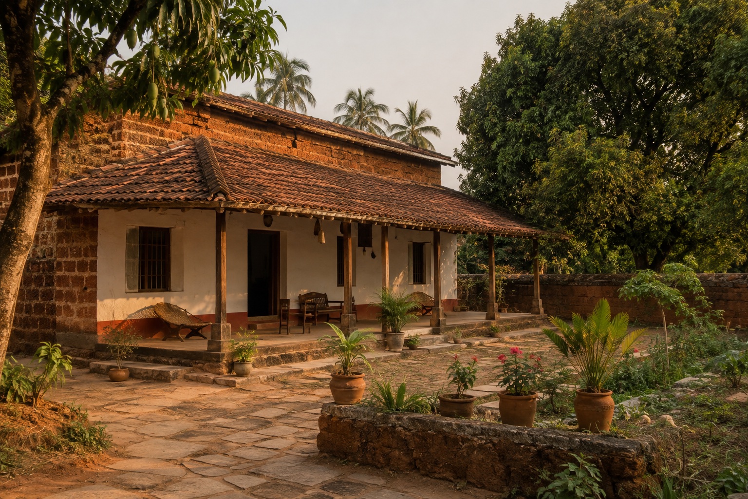 A regionally inspired homestay setting in Odisha